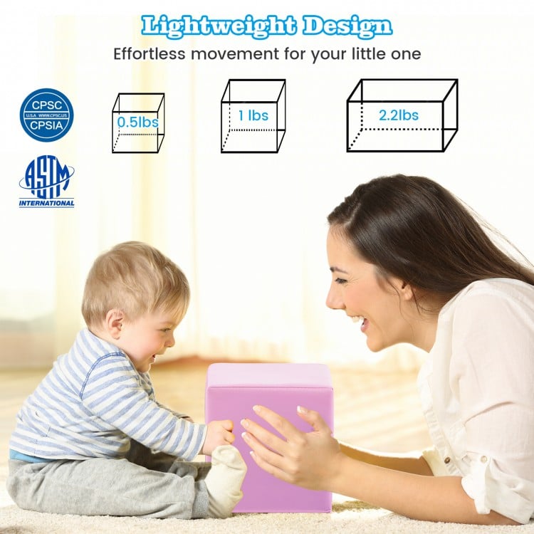 7-Piece Big Foam Building Blocks for Toddlers and Kids