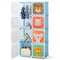 8-Cube Kids Wardrobe Closet with Clothes Hanging Section and Doors-Blue