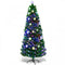 6 Feet LED Optic Artificial Christmas Tree with Snowflakes