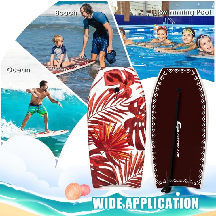 37/41 Inch Lightweight Surfboard With Fin EPS Core for Kids and Adults