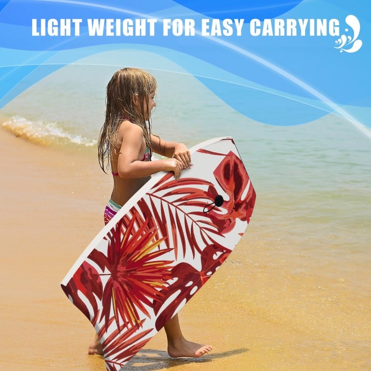 37/41 Inch Lightweight Surfboard With Fin EPS Core for Kids and Adults