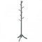 Adjustable Wooden Tree Coat Rack with 8 Hooks-Gray