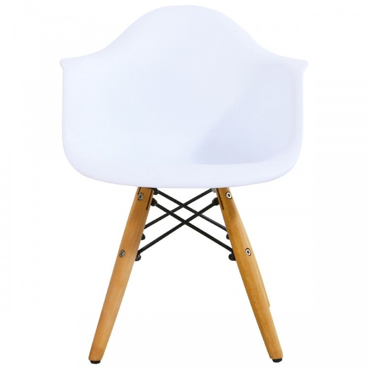 5 Piece Kids Modern Round Table Chair Set