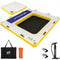 8 ft x 8 ft Inflatable Dock Platform with Mesh Swim Lounge