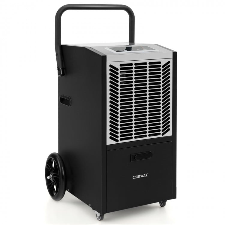 163 Pints Commercial Dehumidifier Crawl Space Dehumidifier with Pump and Drain Hose