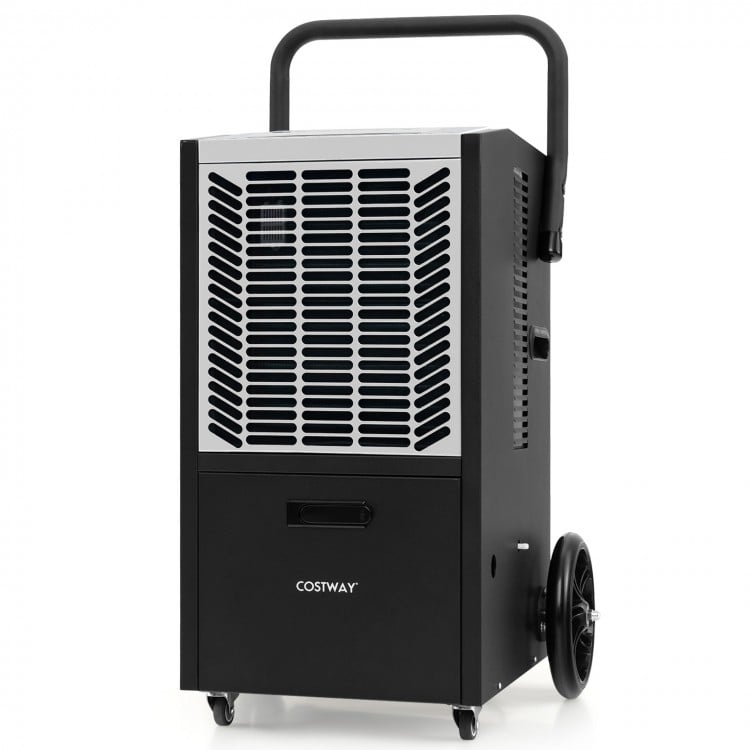 163 Pints Commercial Dehumidifier Crawl Space Dehumidifier with Pump and Drain Hose