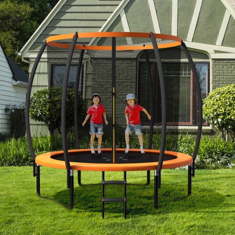 8 Feet ASTM Approved Recreational Trampoline with Ladder