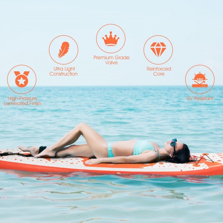 Inflatable Stand Up Paddle Board with Backpack Aluminum Paddle Pump