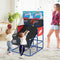 Kids Arcade Basketball Game Set | Dual Hoop Indoor & Outdoor Basketball Game with 4 Balls and Pump