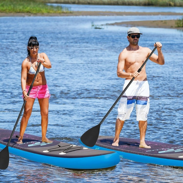 Inflatable Stand Up Paddle Board Surfboard with Bag Aluminum Paddle Pump