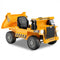 Kids Ride on Dump Truck 12V Ride on Car with Electric Dump Bed-Yellow