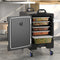 81 Qt Insulated Food Pan Carrier with Wheels, Commercial Hot & Cold Food Transport Box