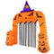 Halloween Inflatable Pumpkin Archway with Stakes and Water Bags