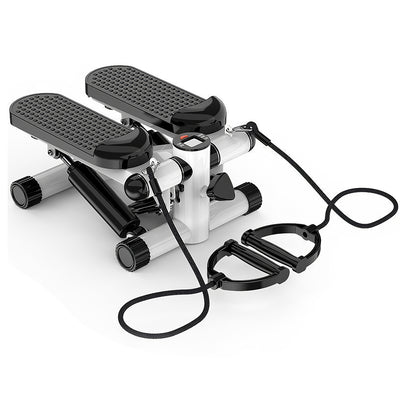 Stepper for Exercise Mini Fitness Stepper with 2 Resistance Bands LCD Monitor Max 330.7LBS Load Stair Stepper Quiet Stepper 