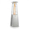 10000 BTU Portable Stainless Steel Tabletop Patio Heater with Glass Tube
