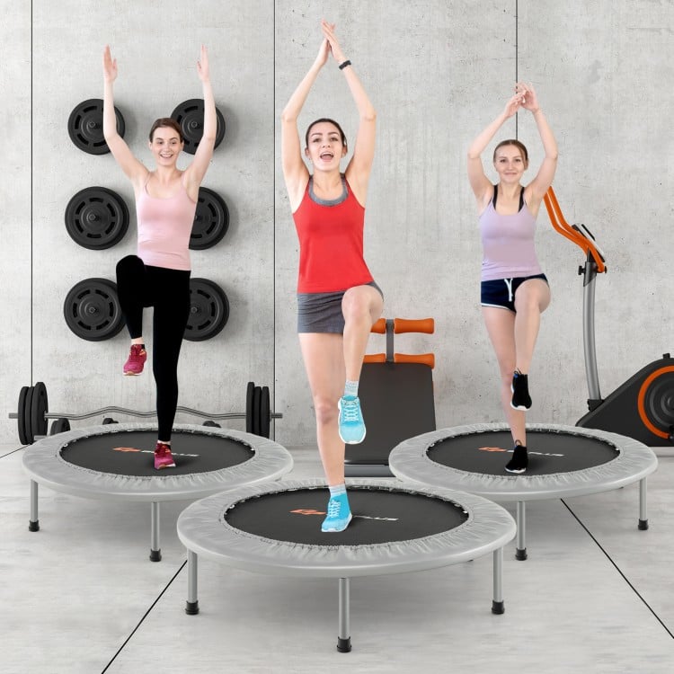 36 Inch Mini Folding Trampoline Portable Recreational Fitness Rebounder
