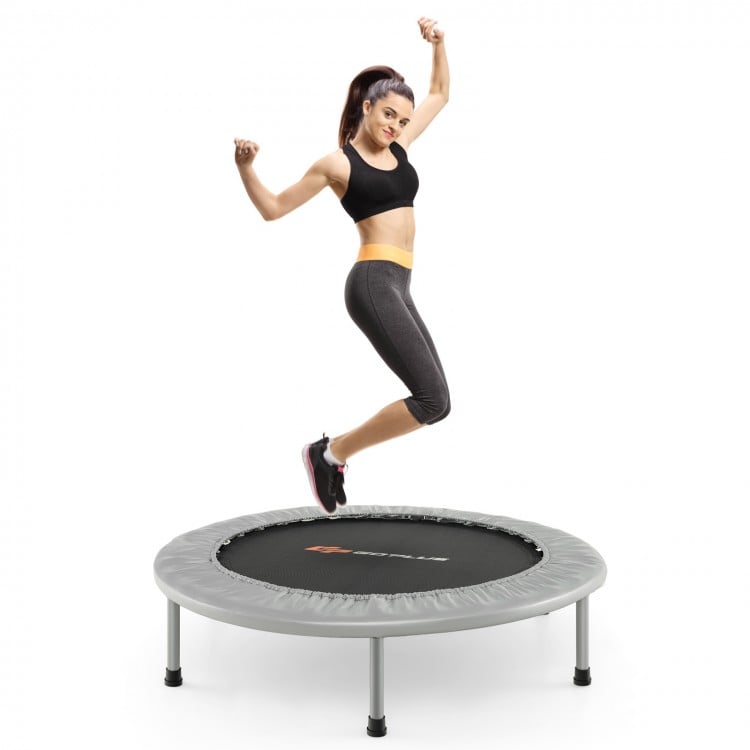 36 Inch Mini Folding Trampoline Portable Recreational Fitness Rebounder