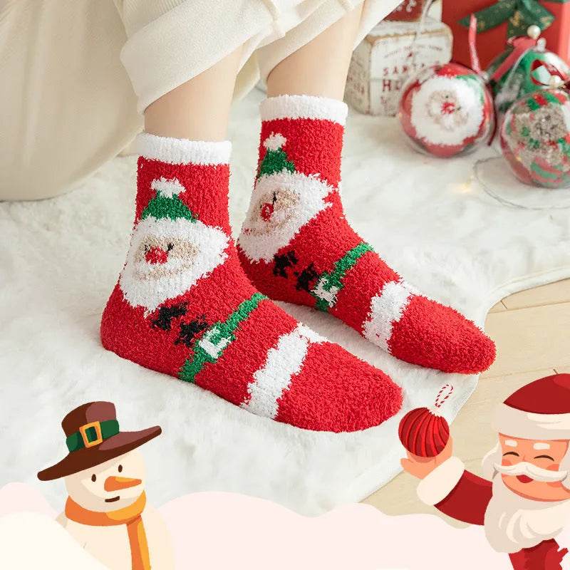 Christmas Stockings Children's Coral Fleece 