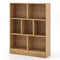7-Section Freestanding Bookshelf for Kids Room Classroom Daycare Nursery-Natural
