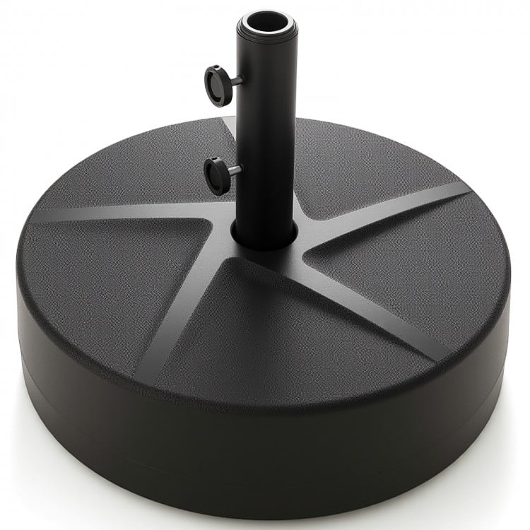 Patio Umbrella Base 88LBS Capacity Water and Sand Fillable Market Table Umbrella Stand