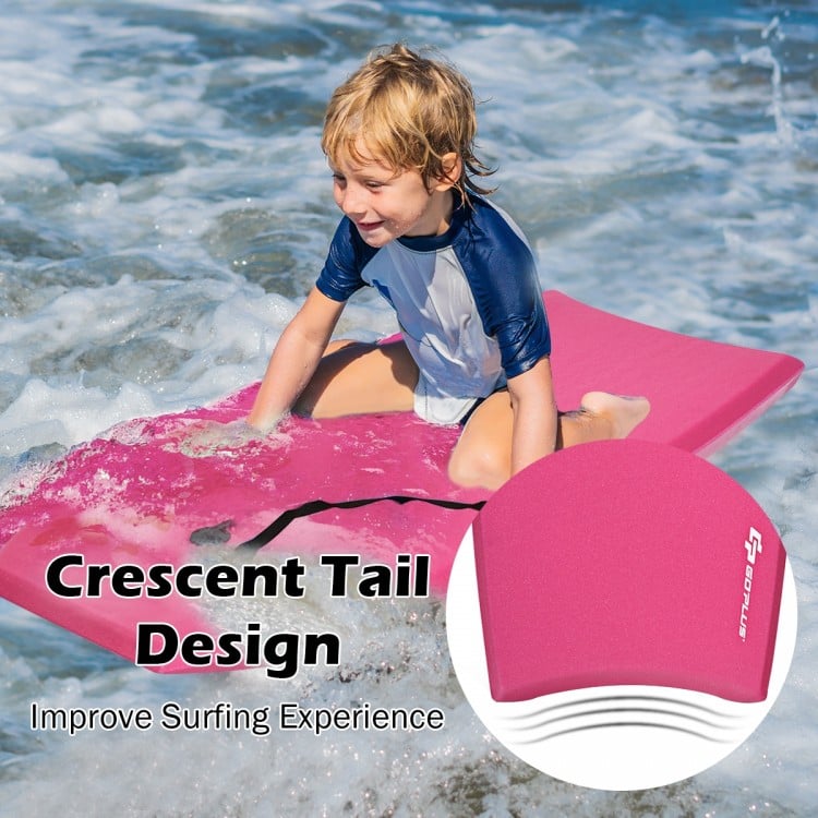 Lightweight Bodyboard Surfing with Leash EPS Core Boarding IXPE-M