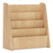4-Tier Kids Bookshelf with Deep Compartments for Bedroom-Natural