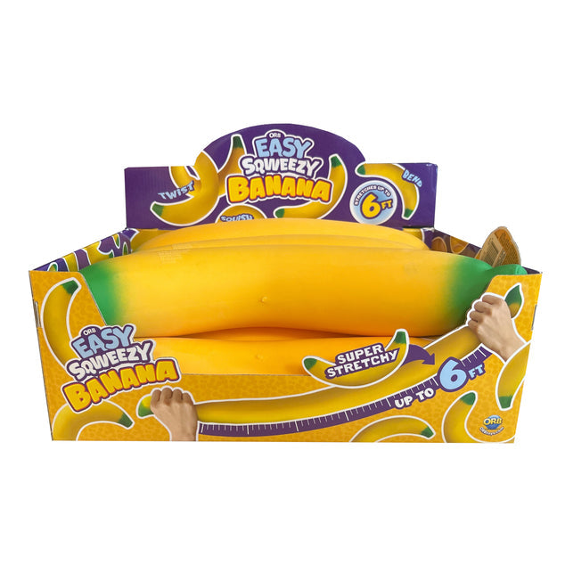 Giant Easy Sqweezy Stretchy Banana 