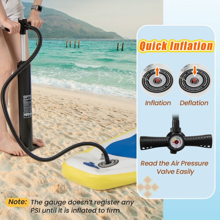 11 Feet Premium SUP Inflatable Stand Up Paddle Board with Accessories for Youth Adults