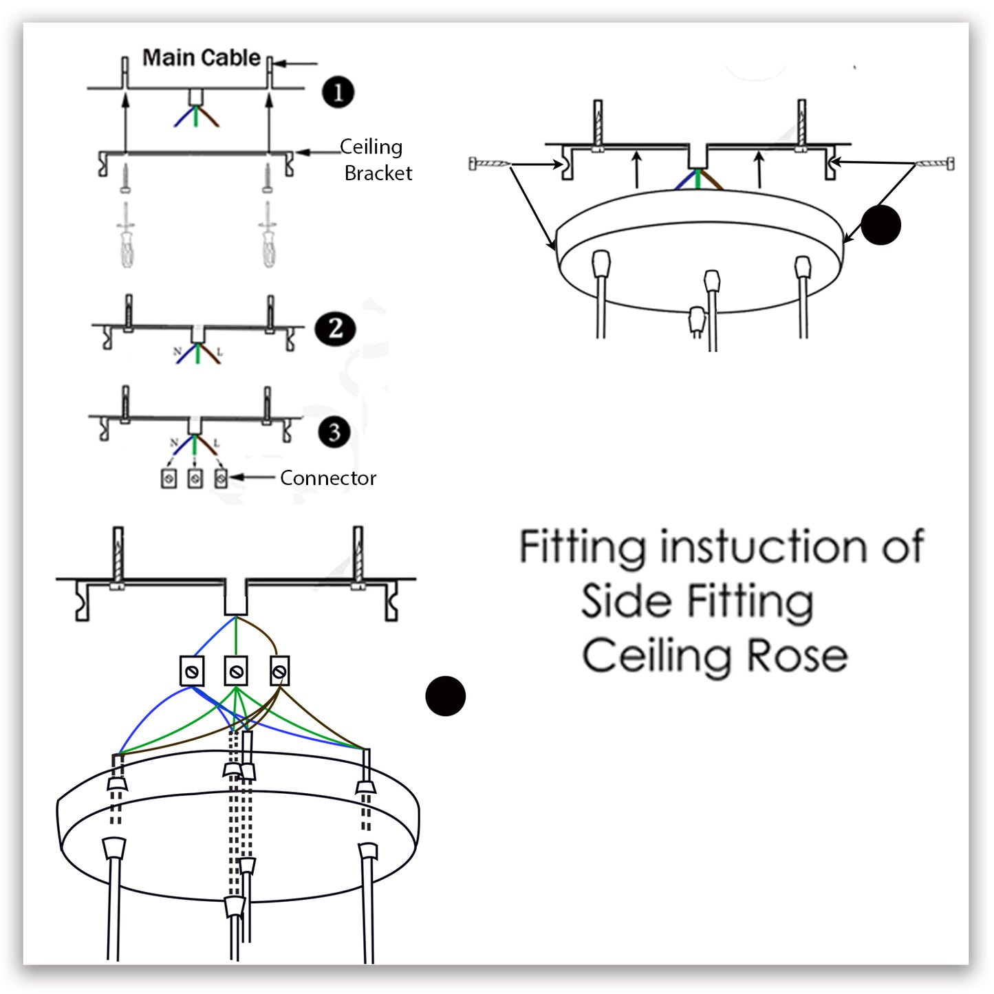 Stylish Semi Flush Mount Ceiling Lights~1377