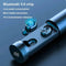 TWS Bluetooth Earphones V5.0 Wireless In-ear Stereo Sound MIC Headphones 8D HIFI Noise Canceling Sport Headsets for IOS Android