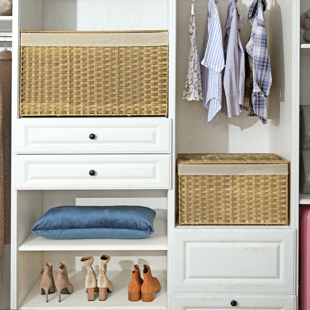 SONGMICS Storage Basket with Lid 