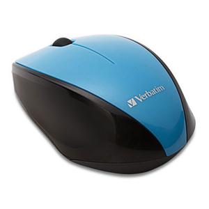 Verbatim Wireless Notebook Multi-Trac Blue LED Mouse - Blue 