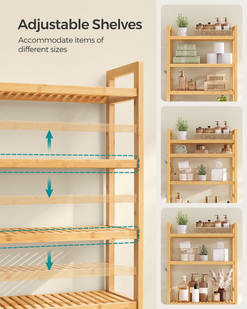 SONGMICS Over The Toilet Storage 