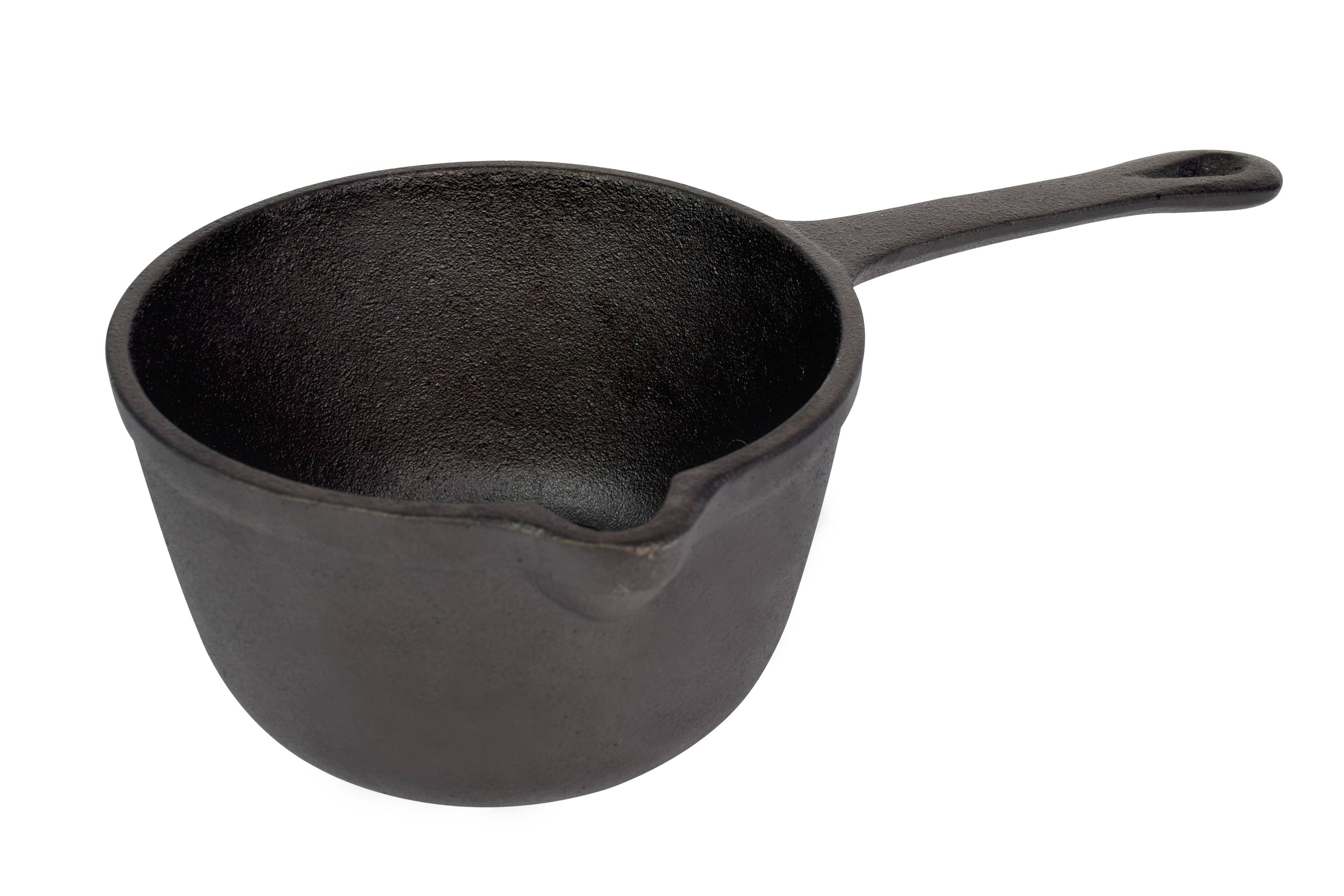 Jim Beam Pre-Seasoned Cast Iron Basting Pot for Grilling 