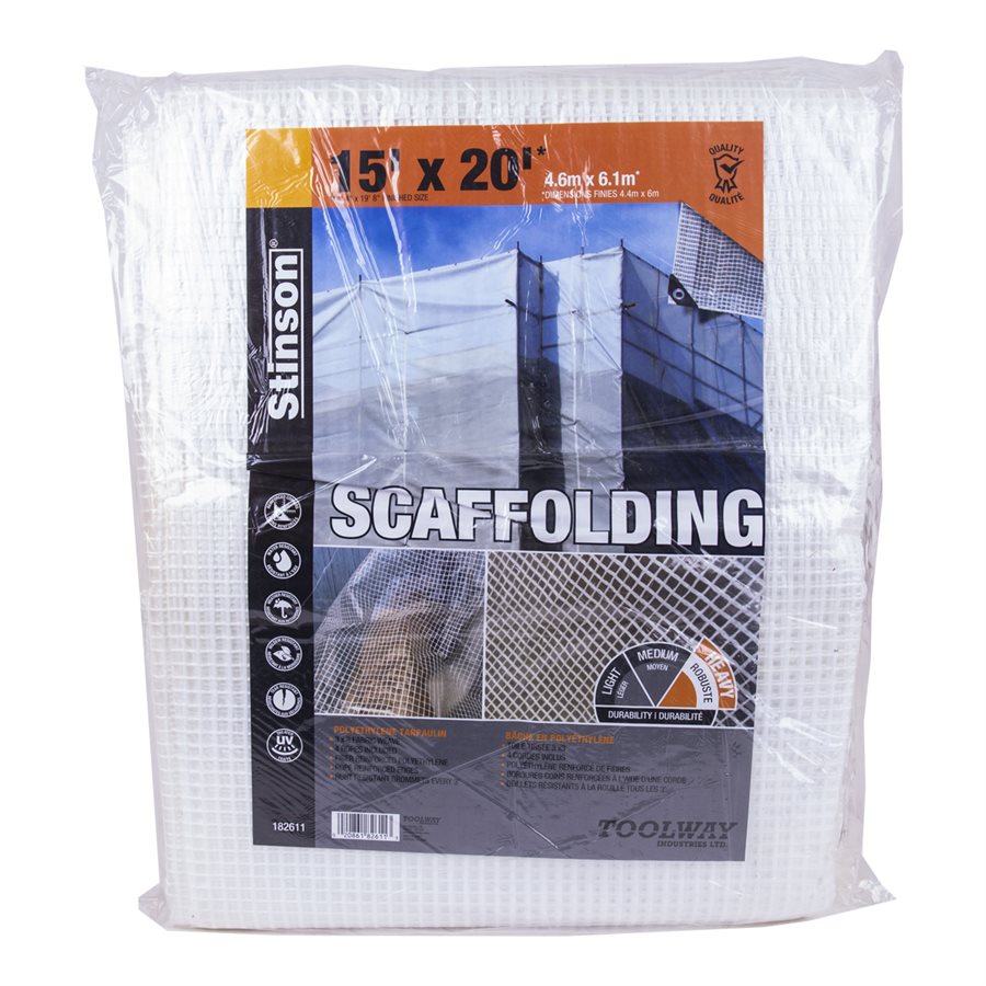SCAFFOLD LENO TARPAULIN (NET) 15 ft. X 20 ft. 