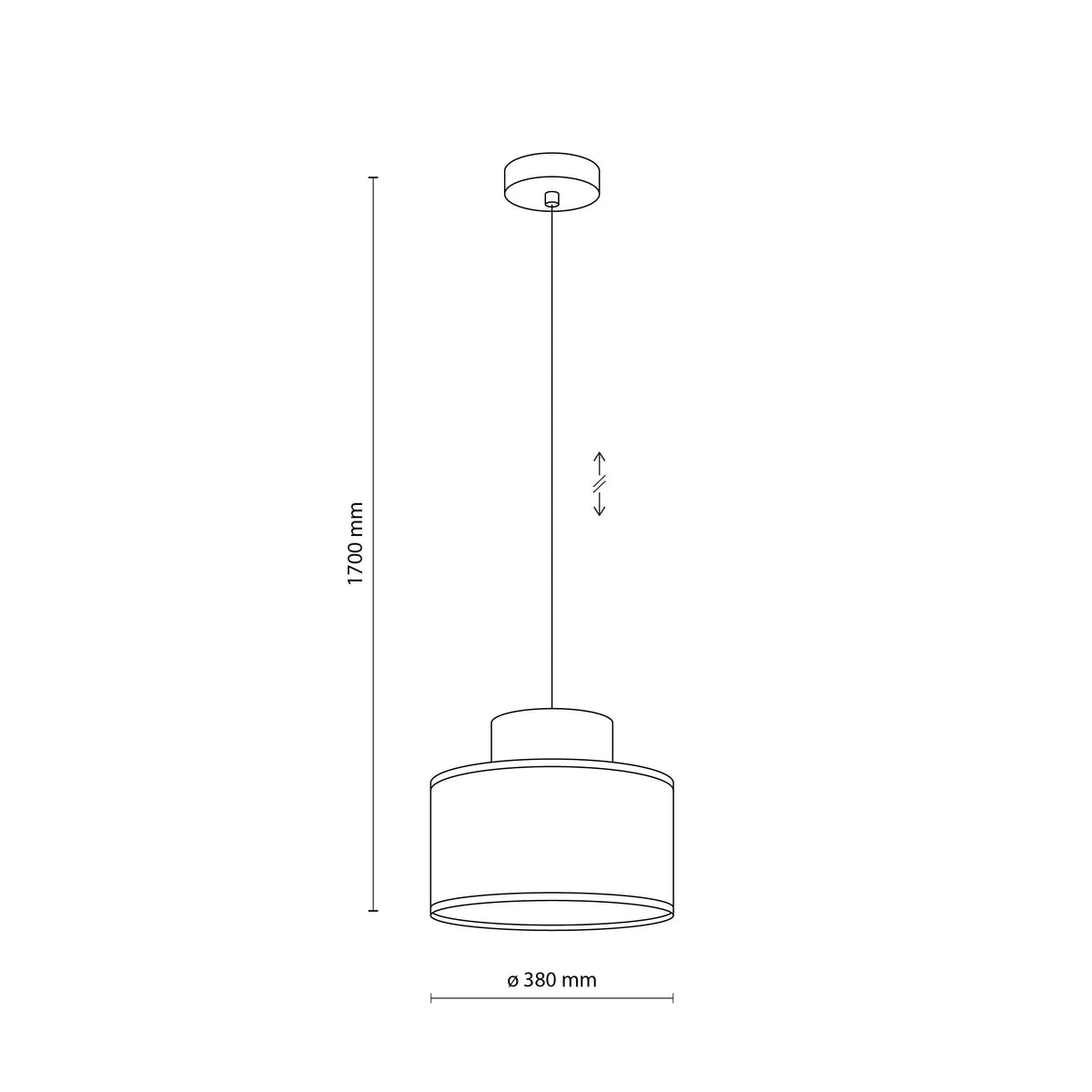 Duo White Jute Scandinavian Pendant Ceiling Light for Kitchen Island, Dining Room & Natural Interiors