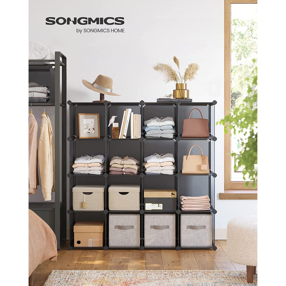 SONGMICS Cube Storage Organizer, Set of 16 