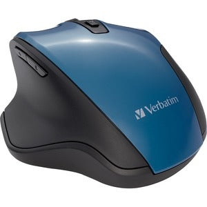 Verbatim Silent Ergonomic Wireless Blue LED Mouse - Dark Teal 