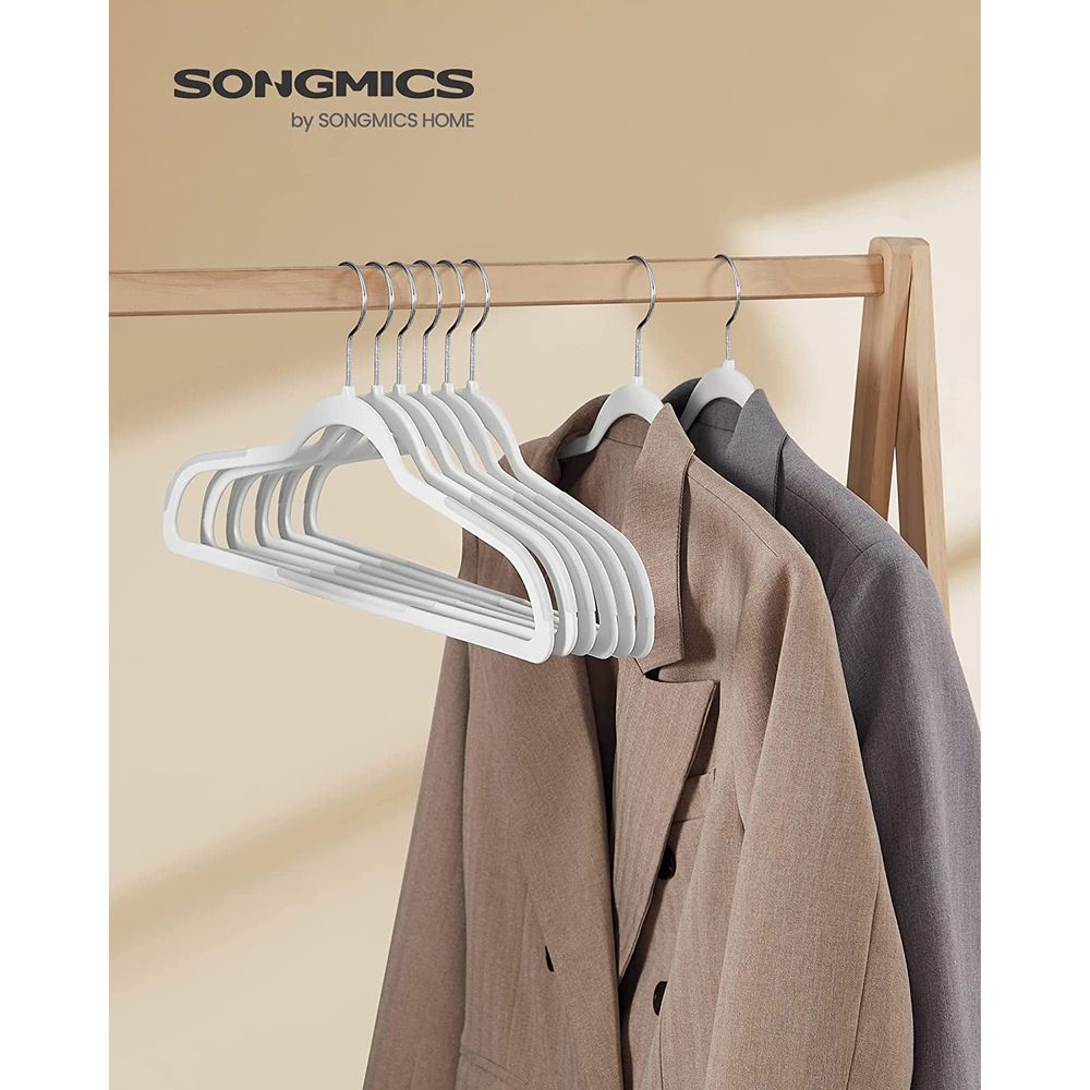 SONGMICS Pack of 50 Plastic Coat Hangers 