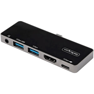 USB C Multiport Adapter, USB-C to 4K 60Hz HDMI, 100W PD Pass-Through, 3xUSB, Audio, USB-C Mini Dock, Portable USB Type-C Dock 