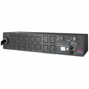 APC by Schneider Electric Rack PDU, Metered, 2U, 30A, 208V, (12) C13s & (4) C19