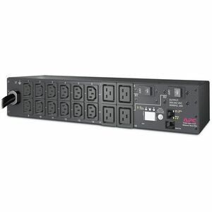 APC by Schneider Electric Rack PDU, Metered, 2U, 30A, 208V, (12) C13s & (4) C19 