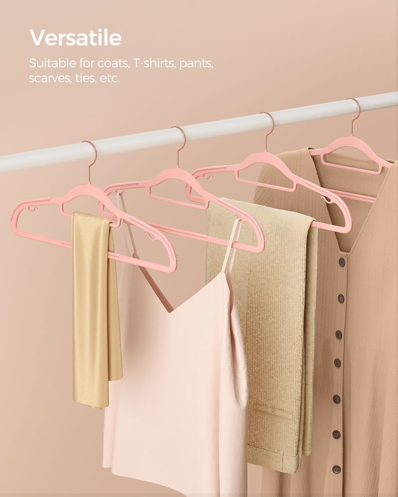 SONGMICS Heavy-Duty Plastic Hangers 