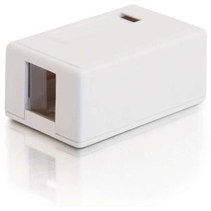 C2G 1 Socket Keystone Jack Surface Mounting Box 