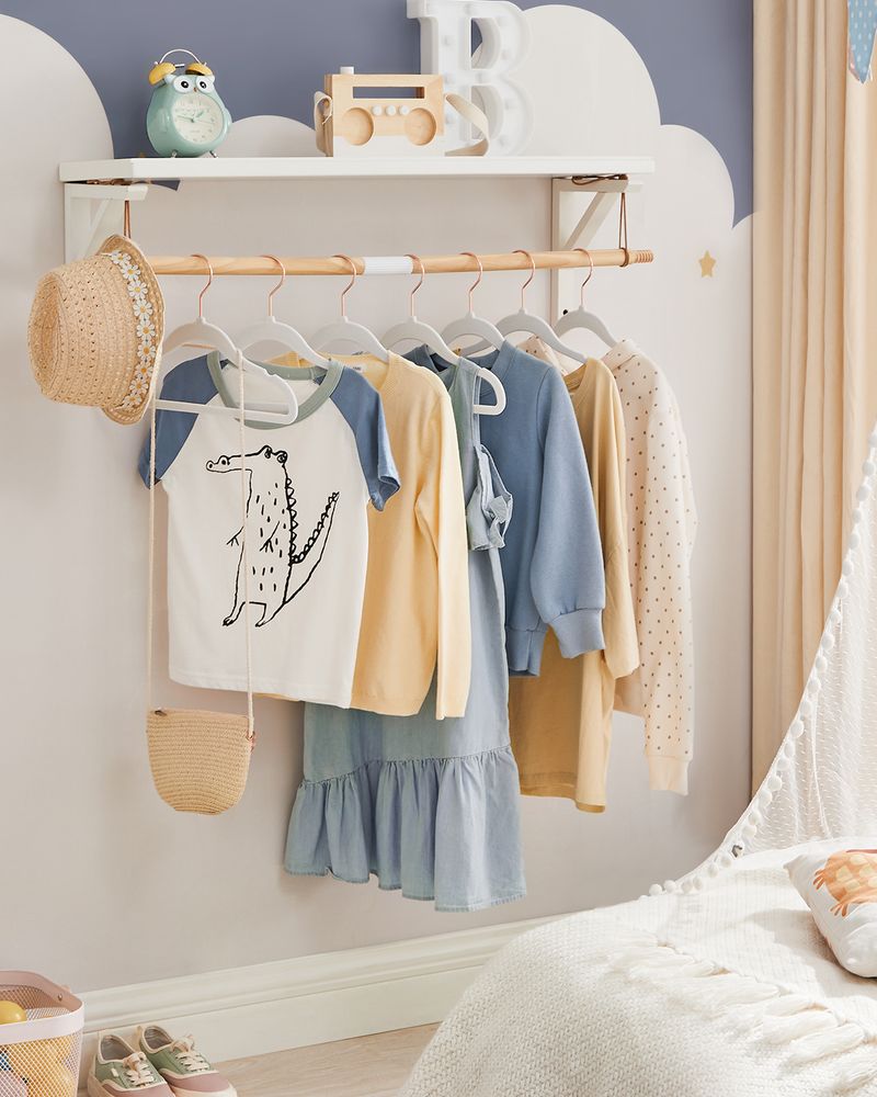 SONGMICS Kids Hangers for Closet 