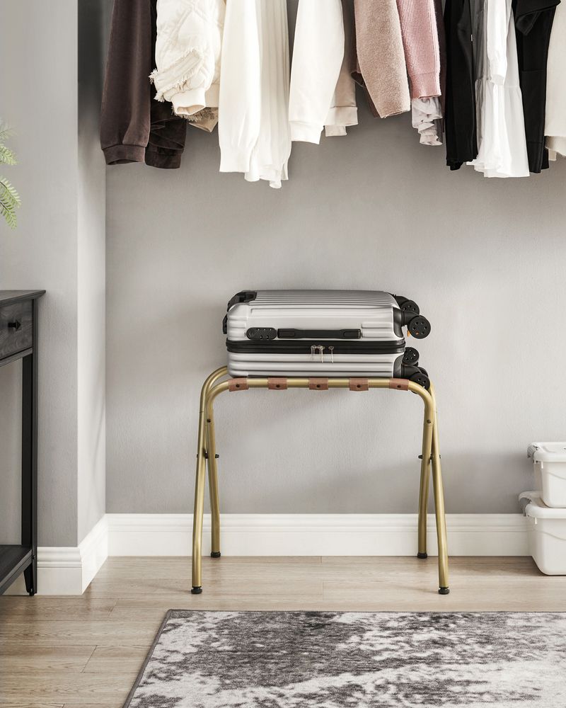 SONGMICS Folding Luggage Rack 