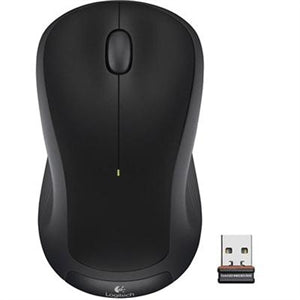 Logitech M310 Wireless Mouse, 2.4 GHz with USB Nano Receiver, 1000 DPI Optical Tracking, 18 Month Battery, Ambidextrous, Compatible with PC, Mac, Laptop, Chromebook (Black) 