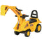 NO POWER 3 in 1 Ride On Toy Excavator Digger Scooter Pulling Cart Pretend Play Construction Truck