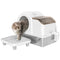 Extra Large Stainless Steel Cat Litter Box w/ High Sided, Removable Lid, Mats, Scoop, Odor Free, Non-Sticky, Leakproof