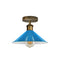 Adjustable Semi Flush Mount Metal ceiling Light Cone Shade ~2148